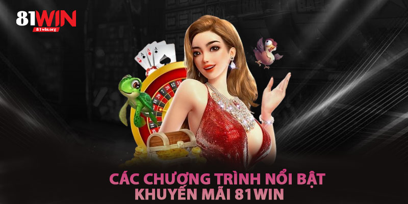 Các Chương Trình Khuyến Mãi 81win Nổi Bật